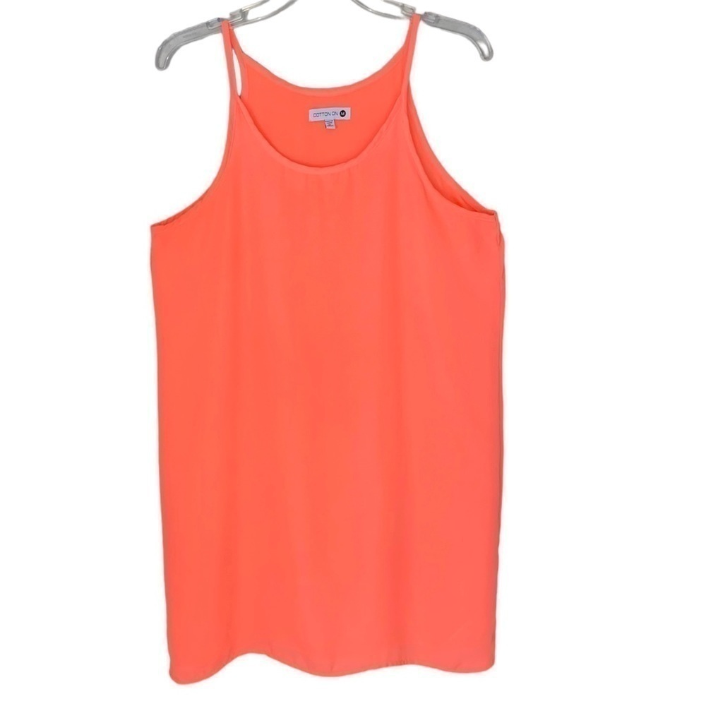 COTTON ON Sundress Sleeveless Lightweight Lined Bright Coral Women Size M